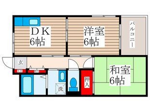 レインボーハウスの物件間取画像